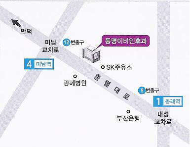 동명이비인후과 지도